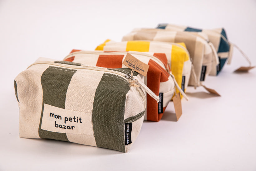 Charlie Striped Pouch My Little Bazaar