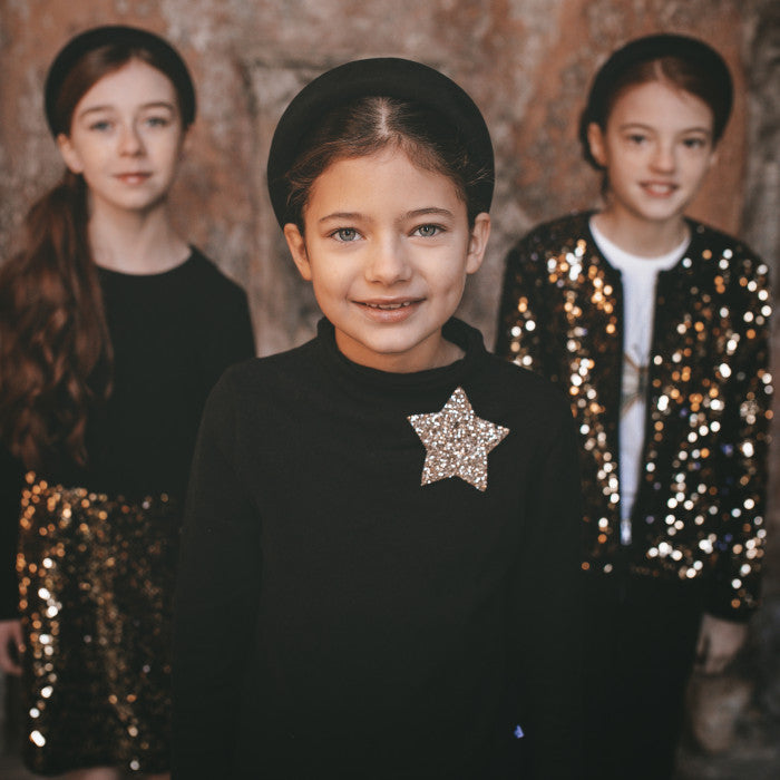 WARM COTTON TURTLENECK BLACK