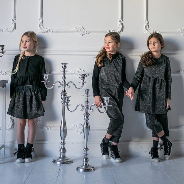 RUFFLED SKIRT MILANO LUREX
