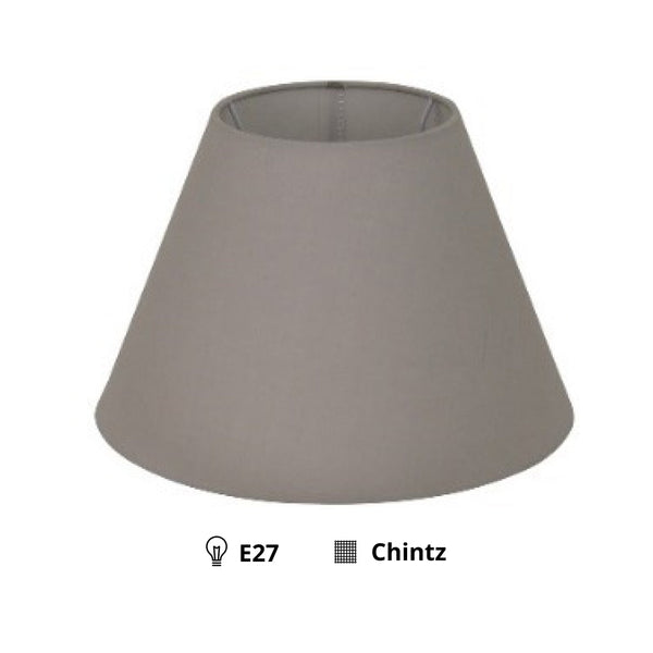 Vari Paralumi Top-Round – Grigio Chiaro - Ø25 cm - Chintz