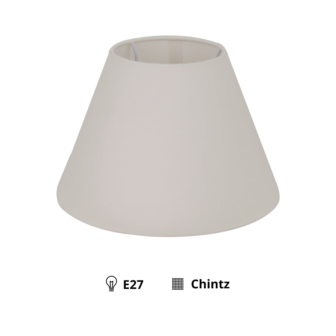 Various Lampshade Top-Round – Cream - Ø25 cm - Chintz