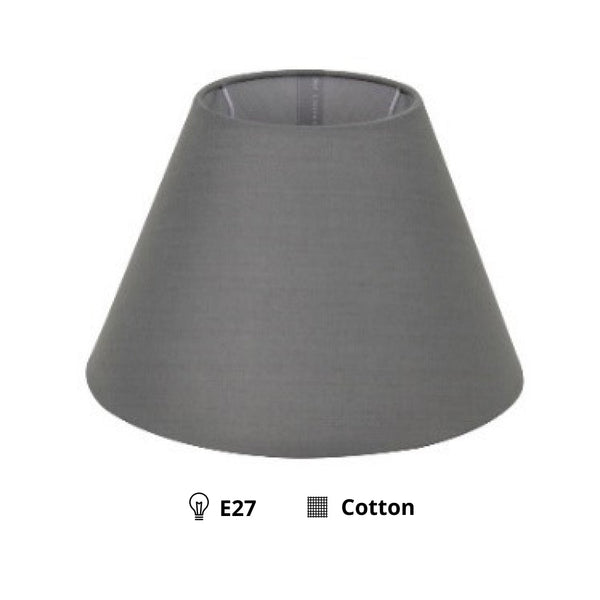 Vari Paralumi Top-Round – Grigio - Ø25 cm - Chintz