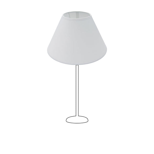 Various Lampshade Top Round – Chintz - White – in 30, 35, 40 & 45 cm