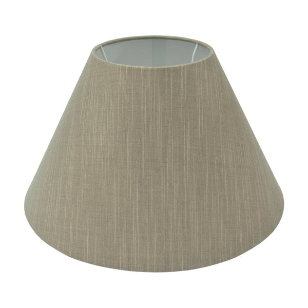 Various Lampshade Top Brown - Made of Wild Silk – Classic Design (Ø30 cm)