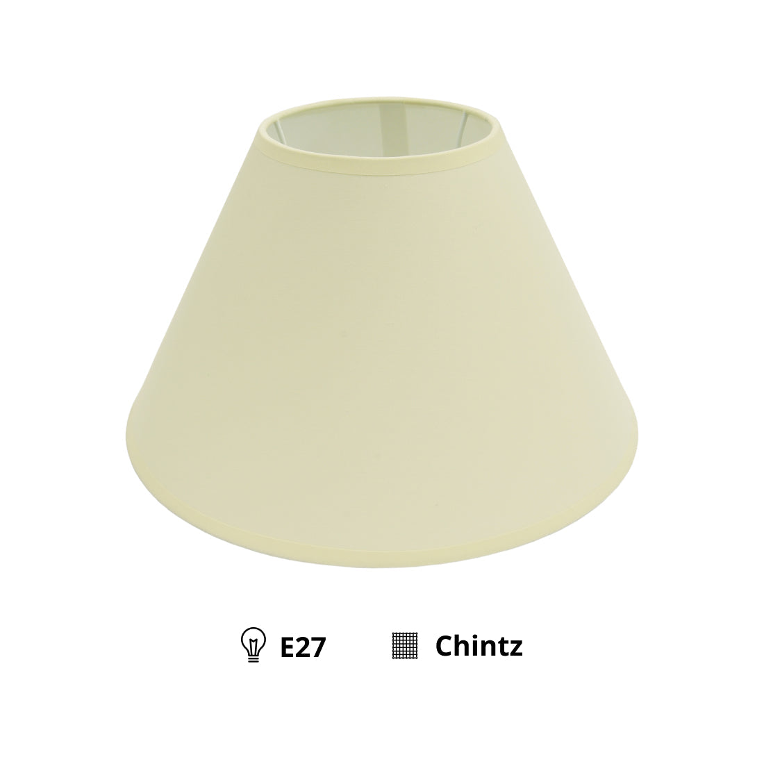 Various Lampshade Top Round – Chintz - Cream – Ø 30, 35 or 40 cm