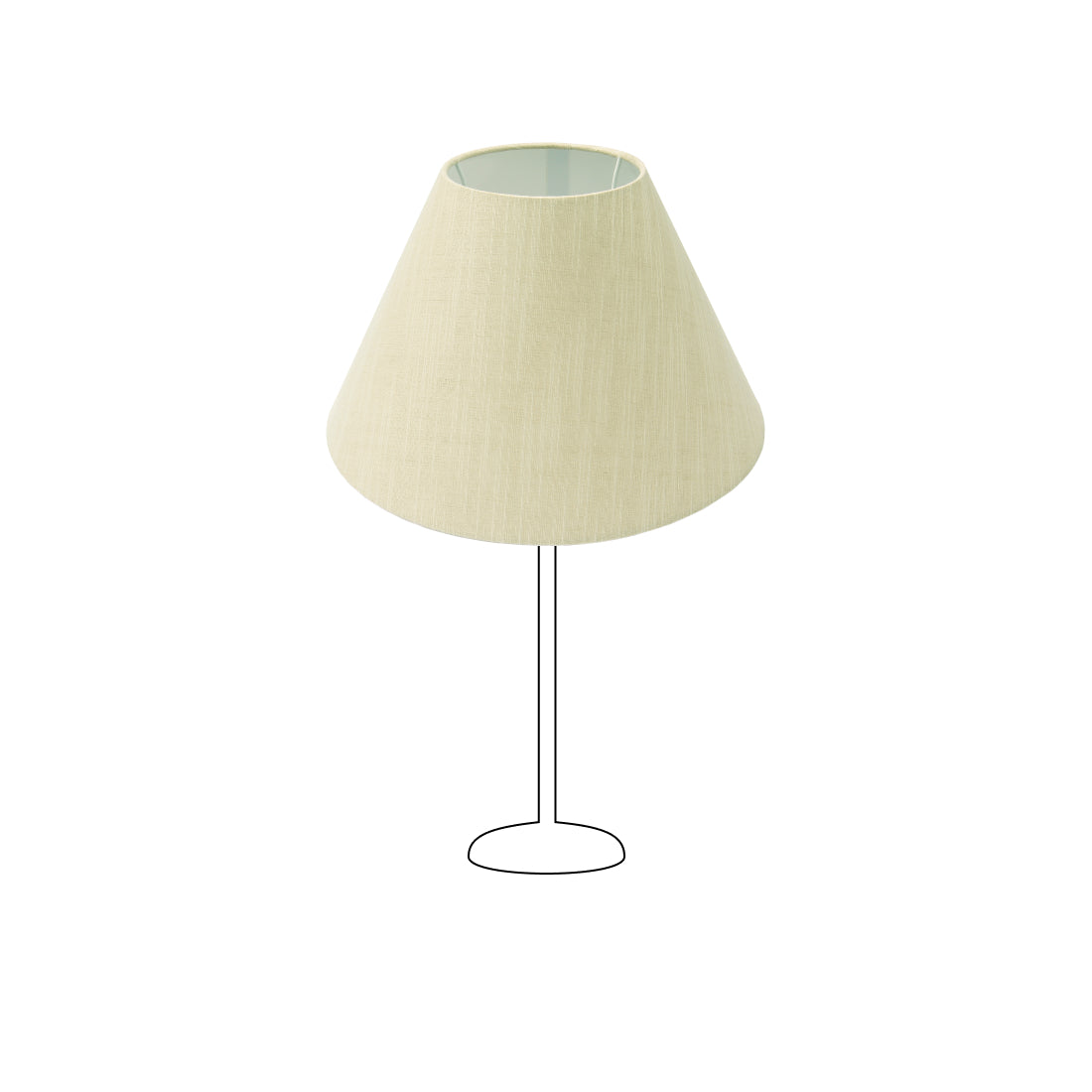 Various Lampshade Top Round – Wild Silk - Cream – Ø 25, 30, 35 or 40 cm