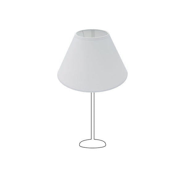 Various Lampshade Top Round – Chintz - White – in 30, 35, 40 & 45 cm