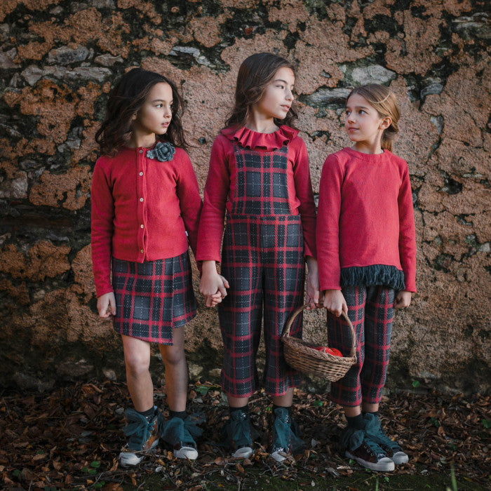 STRAWBERRY CHECKERED PANTS
