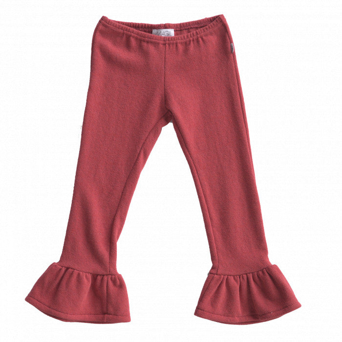 LEGGINGS IN COTONE CALDO CON TAGLIO PANTALONE