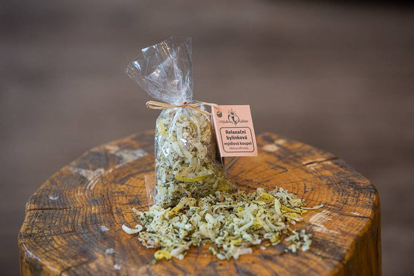 Soap Flakes for Bath - Lemon Balm Packaging Type: Cellophane Bag 25g