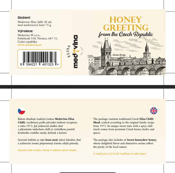 Elisa Gift Set Honey Greeting / Charles Bridge