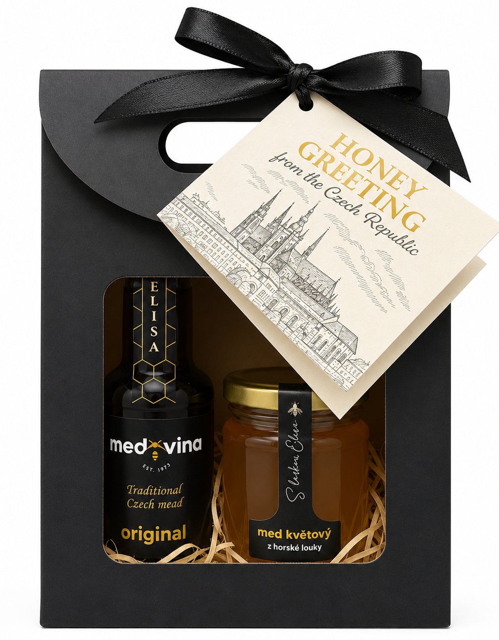 Elisa Gift Set Honey Greeting / Prague Castle