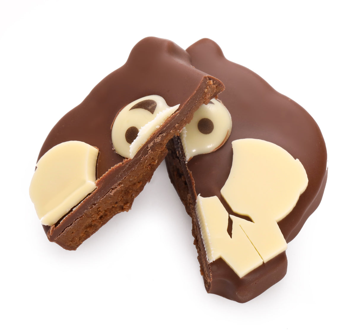 Praline od mliječne čokolade s beaver ugrizom