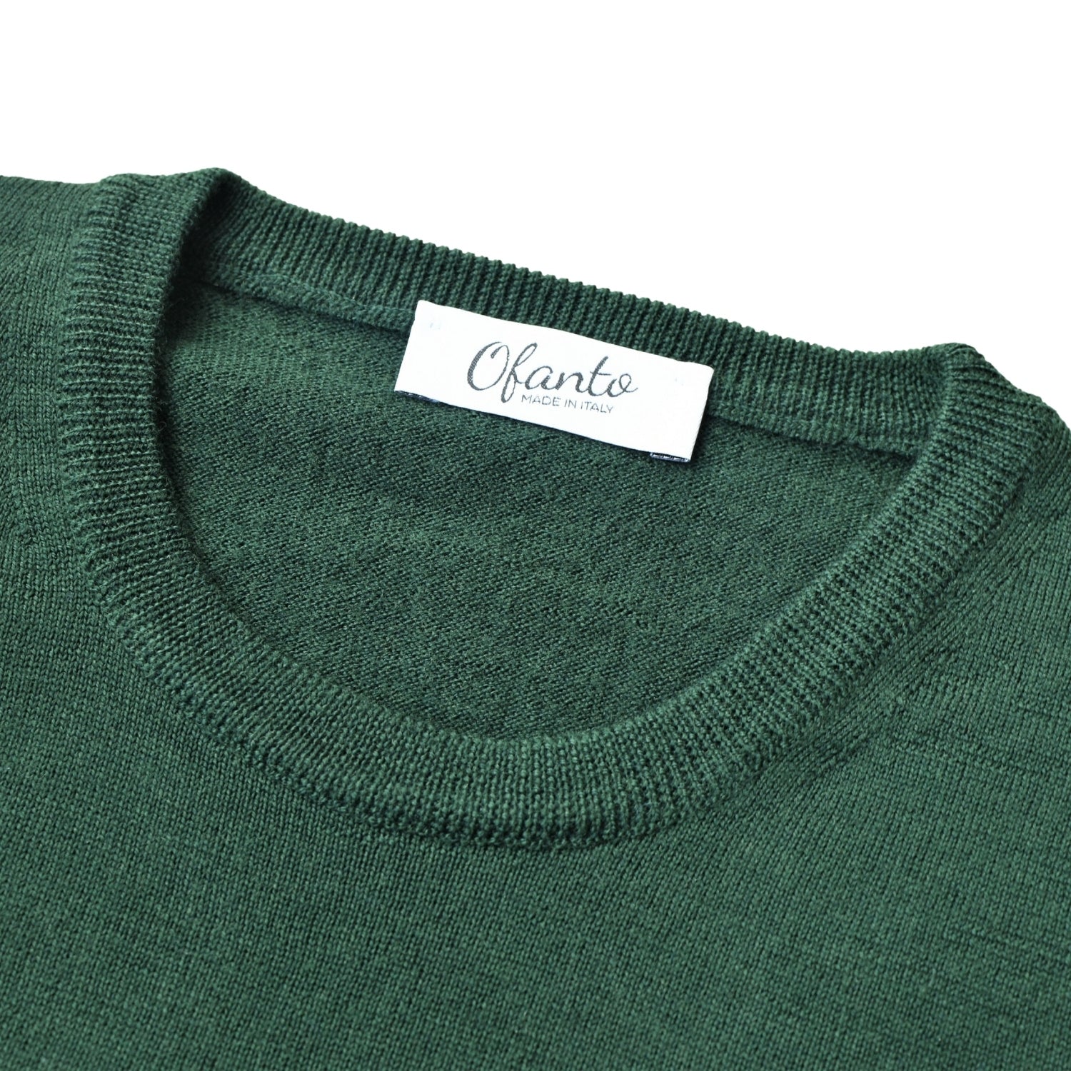 The 100% Merino Italian Pullover - Green