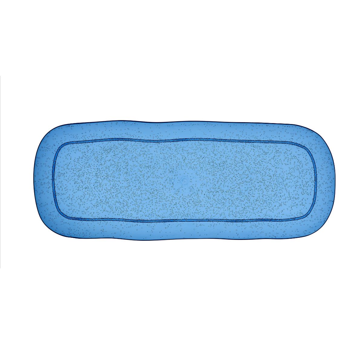 LARGE RECTANGULAR TRAY - DEEP BLUE - MEMENTO SYNTH