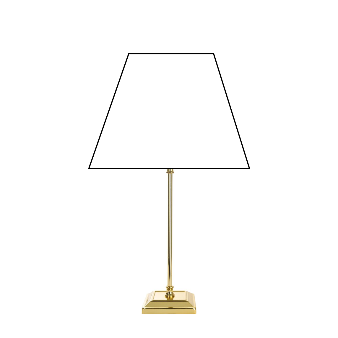 Base Lampada in Metallo Vari Gold - 41 cm con Attacco E27 – Elegante e Moderna allo Stesso Tempo