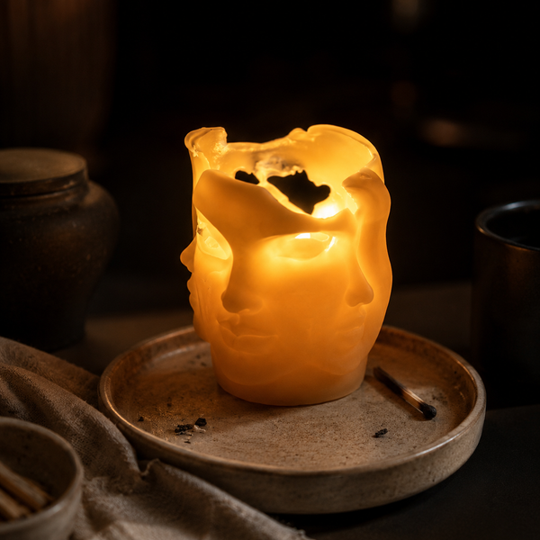 CocoBee Inner Light sculptural beeswax candle