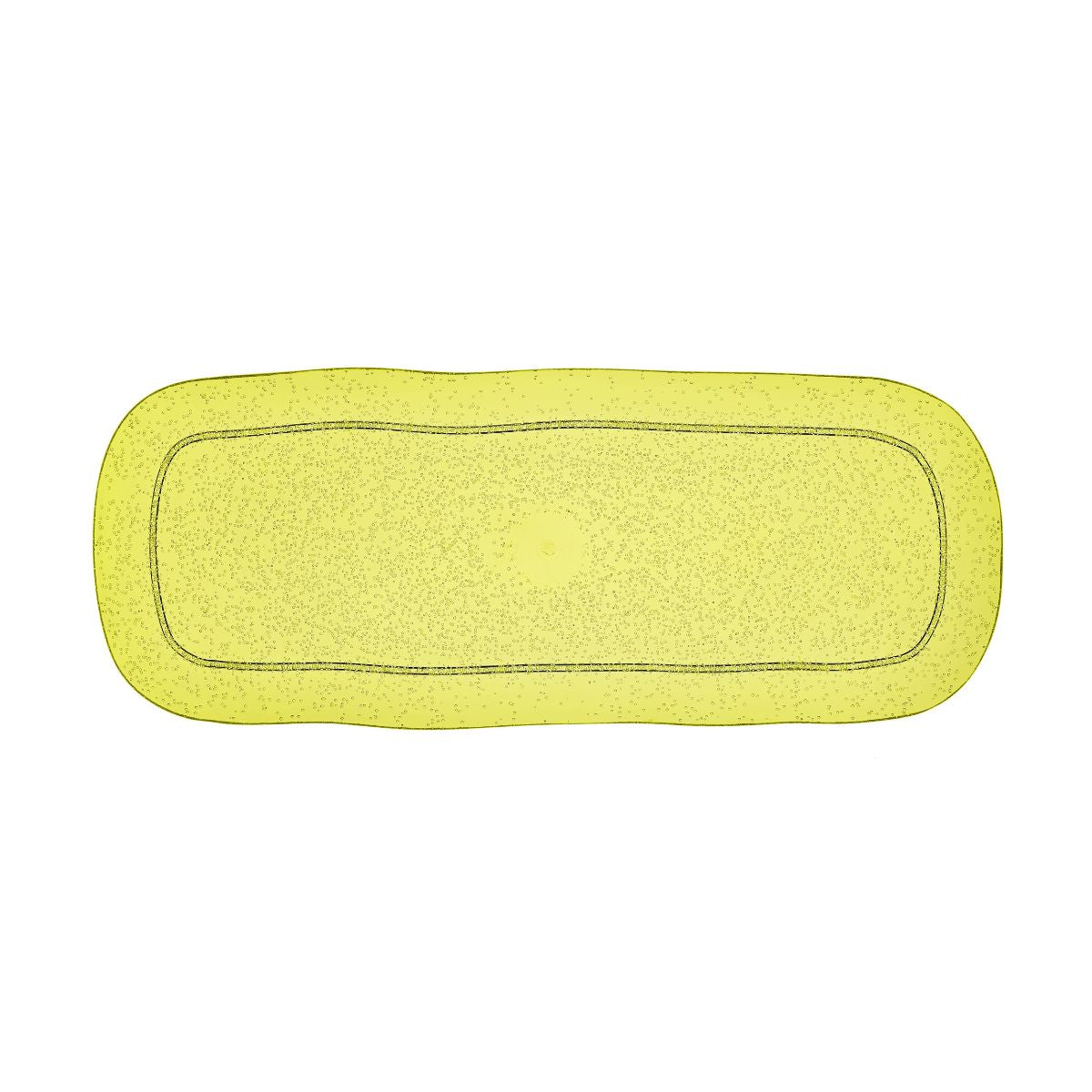 LARGE RECTANGULAR TRAY - YELLOW - MEMENTO SYNTH