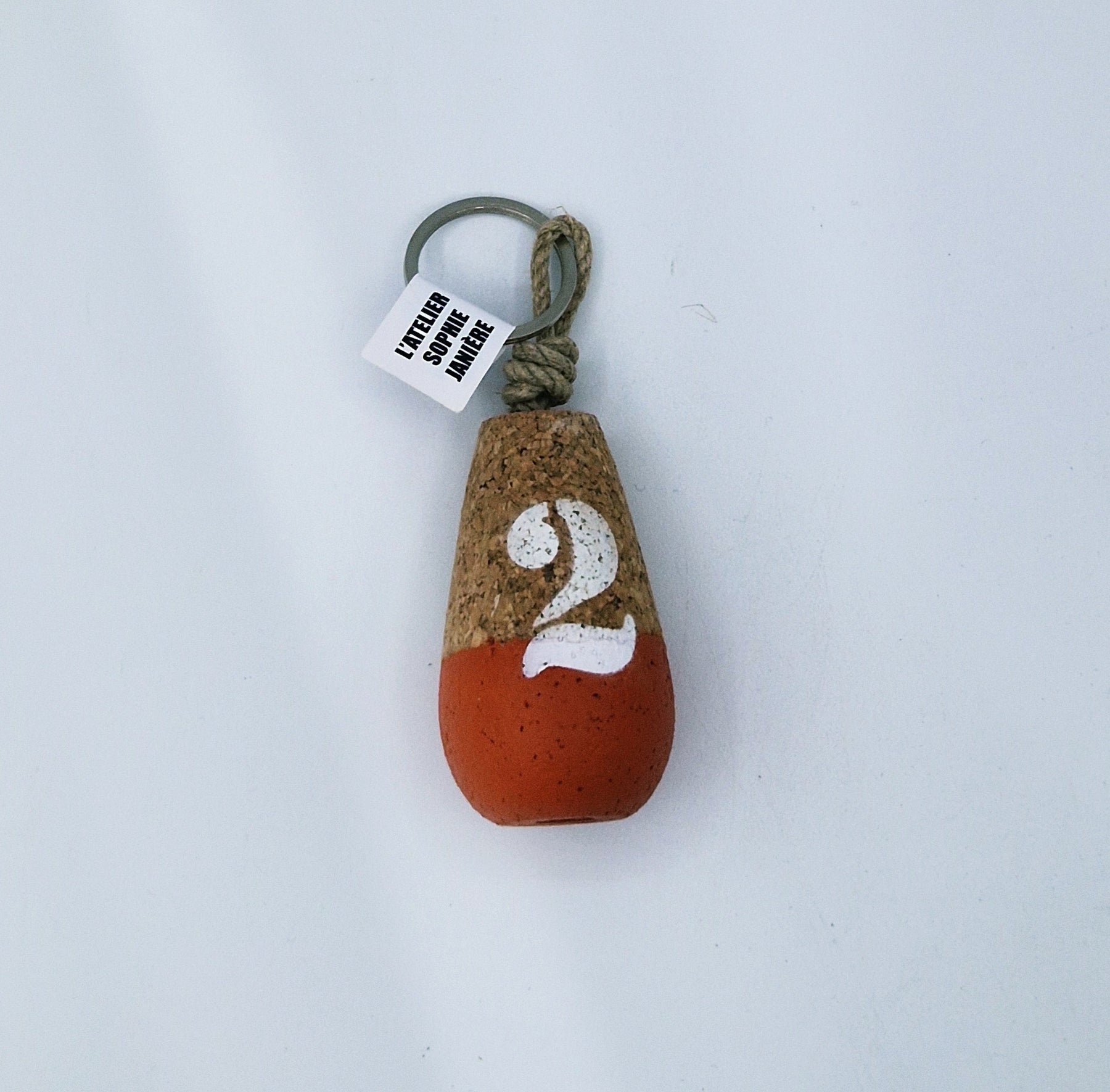 Porte-clés flottant en liège