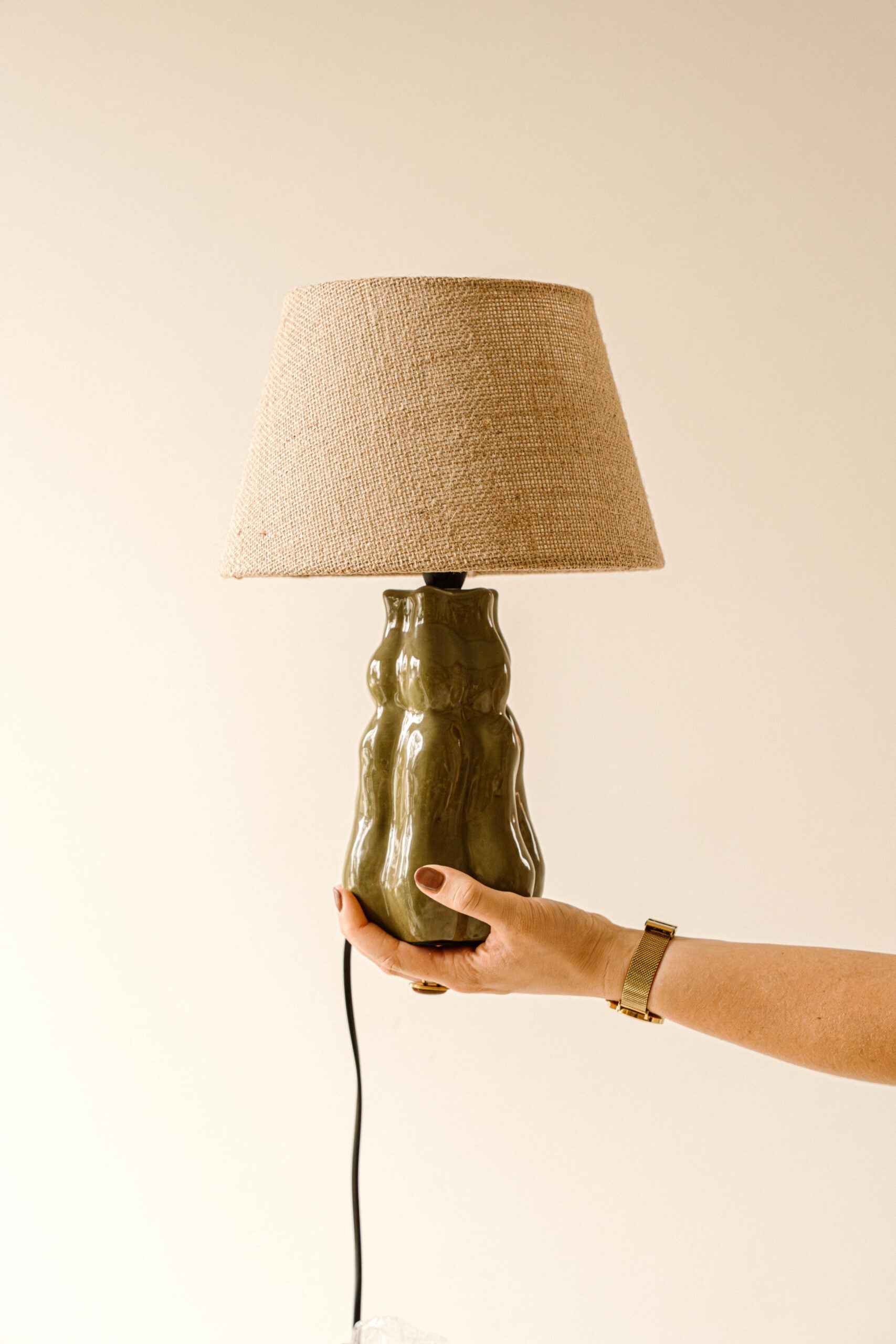 Indore Home - Verde - S - Table Lamp - Green