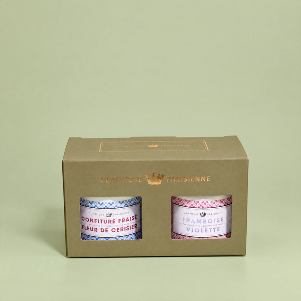 Caixa com 2 receitas: Framboesa Violeta + Morango Flor de Cerejeira