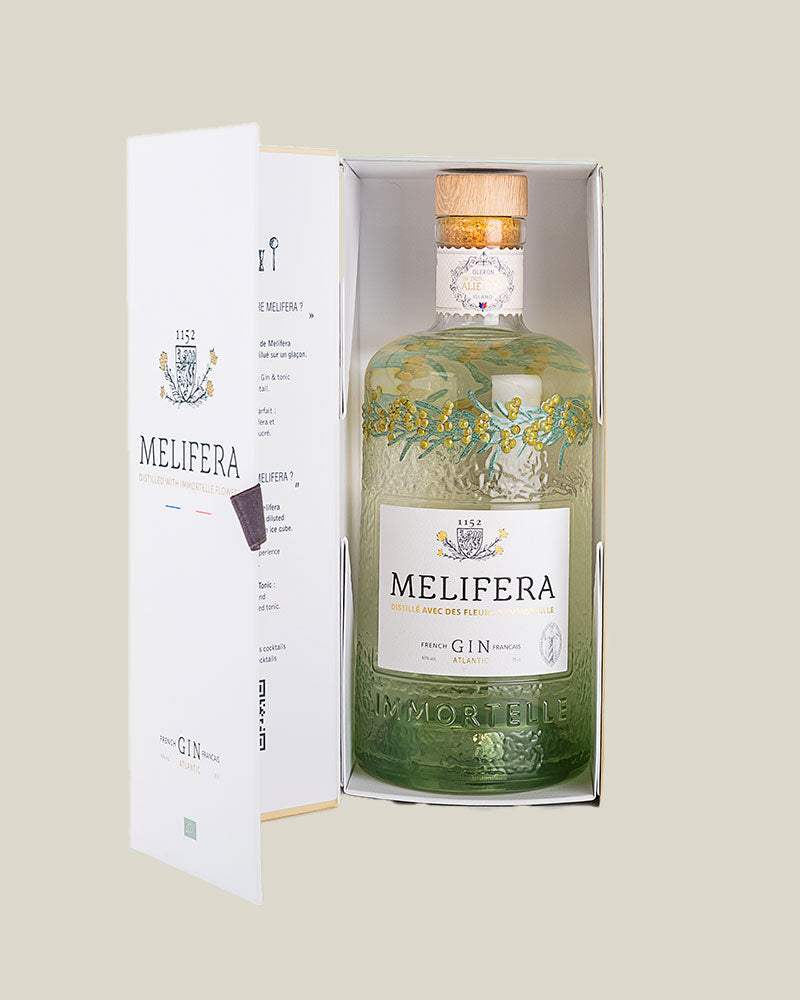 Melifera Gin in its gift box