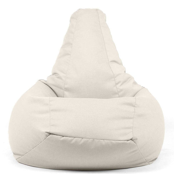Puff Poltrona Sacco Morbida in tessuto per interni sfoderabile Beige Panna, Sessantotto di Arketicom (6041860735170)