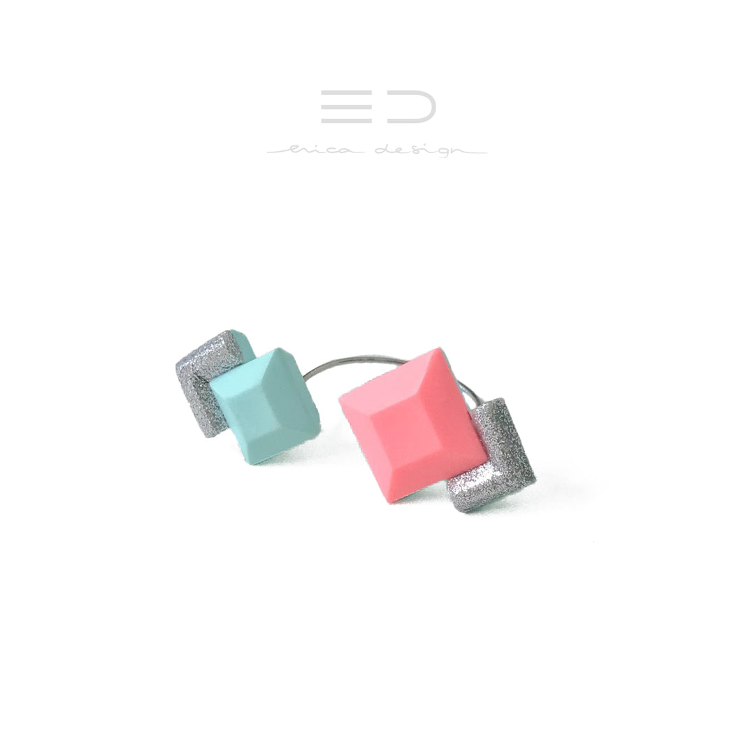 EXPANSION | gray - mint - coral - silver
