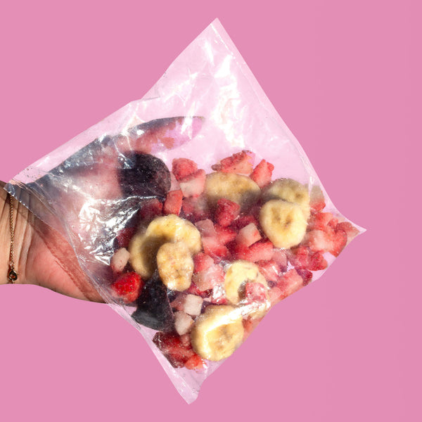 Smoothie à mixer rouge