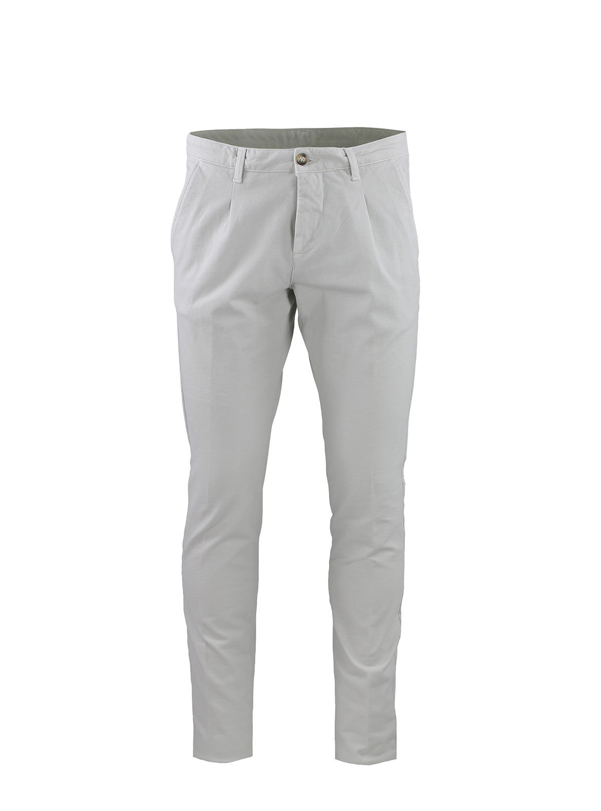 DIAGONAL TWILL COTTON GABARDINE PANTS