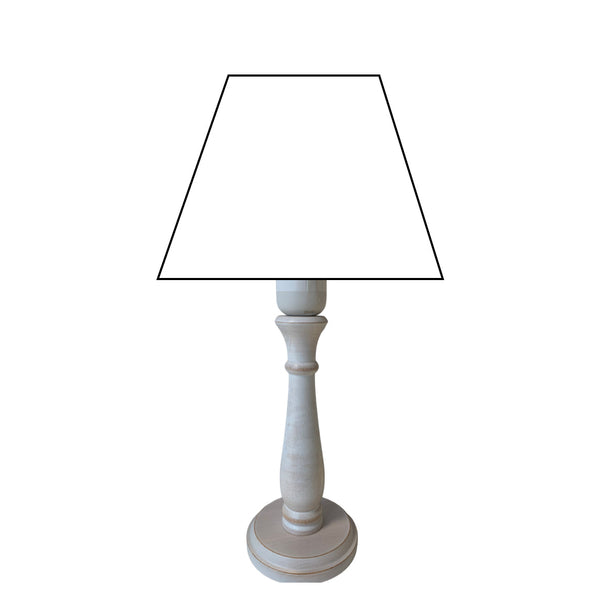 Various Lamp Base Tina - Cream - E14 - 22 or 28 cm - Timeless & Elegant by Various