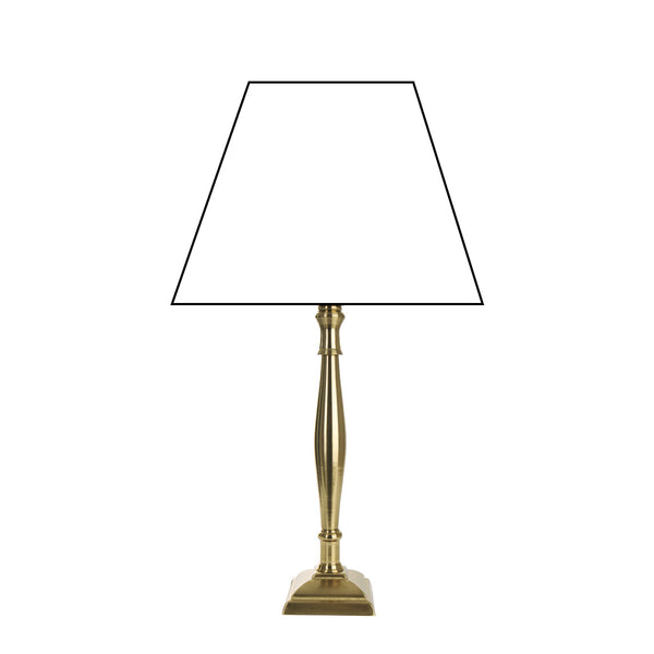 Različita metalna baza lampe u mesingu – Klasična elegancija u modernom dizajnu (44 cm, E27)