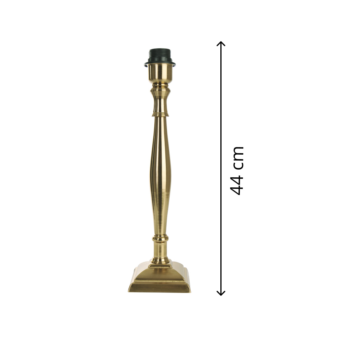 Različita metalna baza lampe u mesingu – Klasična elegancija u modernom dizajnu (44 cm, E27)