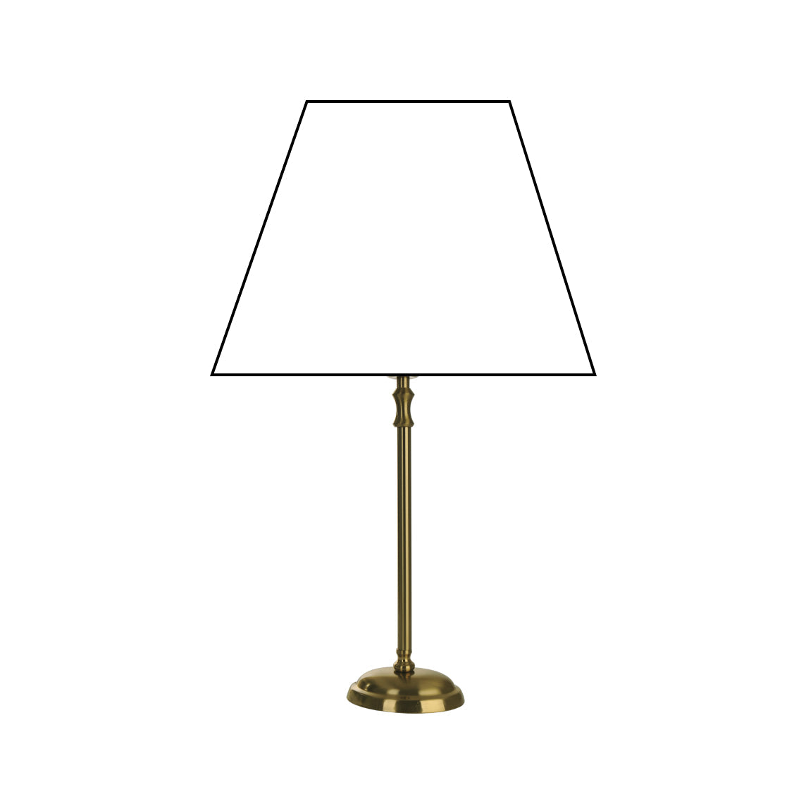 Base Lampada Vari - Ottone Realizzata in Metallo di Alta Qualità E27 (42 cm di altezza)