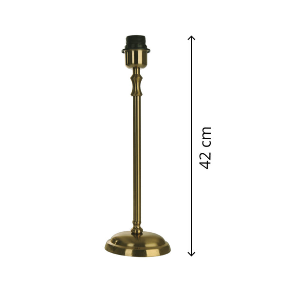 Base Lampada Vari - Ottone Realizzata in Metallo di Alta Qualità E27 (42 cm di altezza)