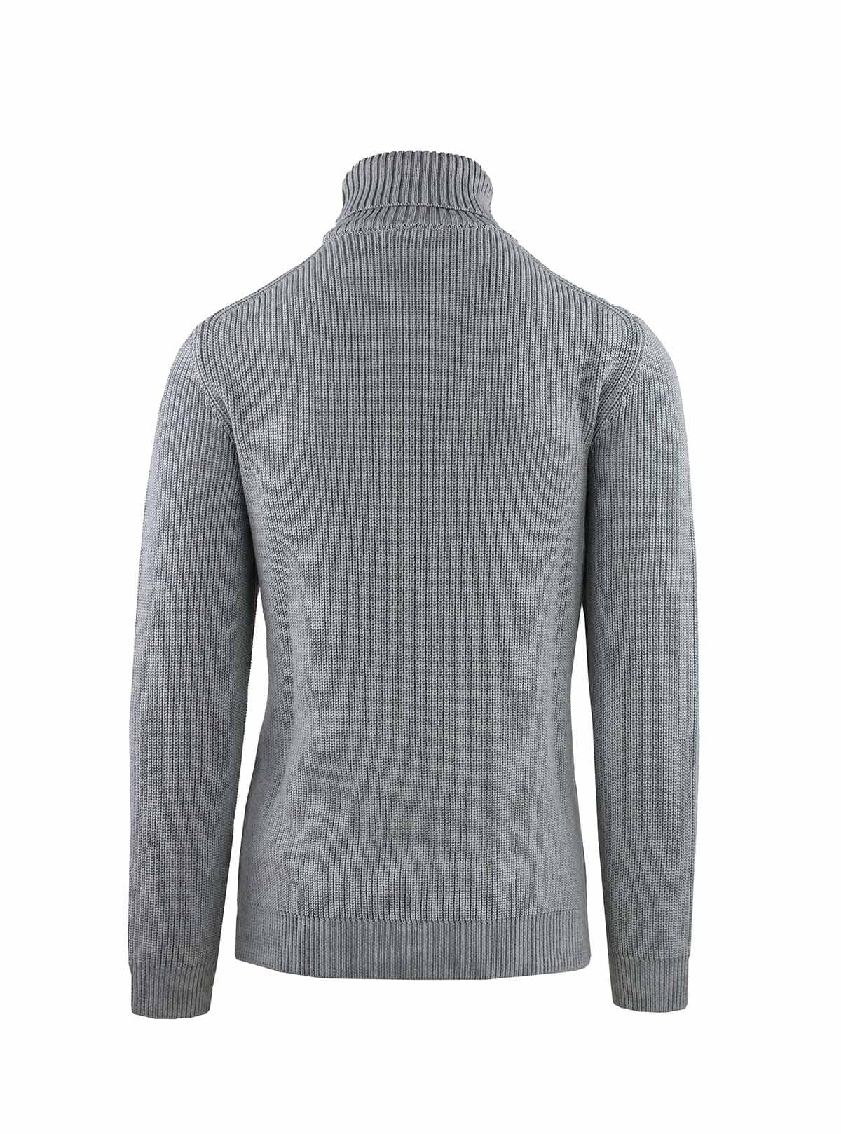 Turtleneck with Braided and Corn Cob Pattern