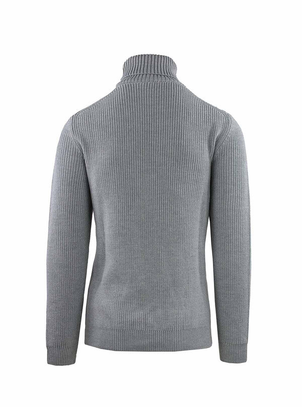 Turtleneck with Braided and Corn Cob Pattern