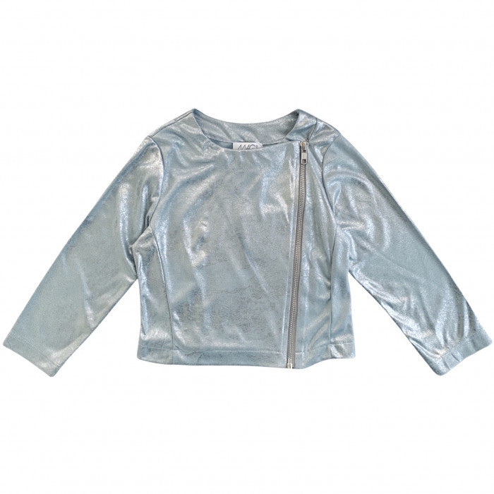 LAMINATED ECO-LEATHER JACKET