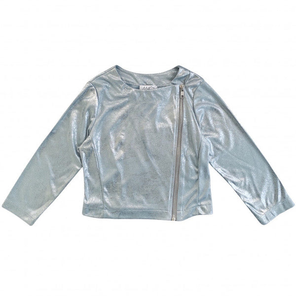 LAMINATED ECO-LEATHER JACKET