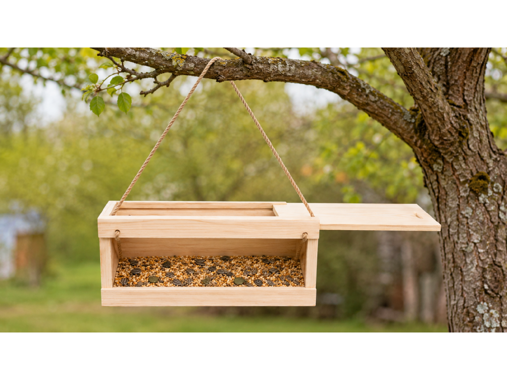 Gift Set of Honey in a Wooden Stand
