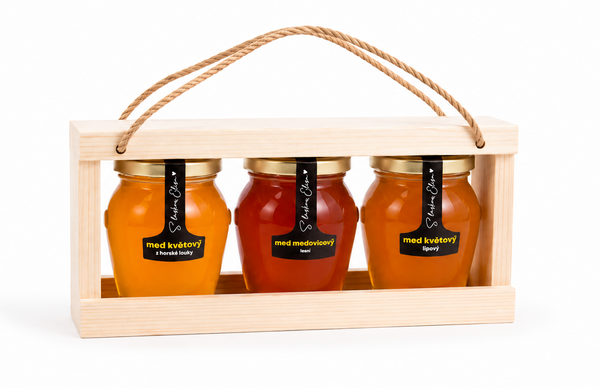 Elisa Gift Set with Honey – Bird Feeder (3× 250 g)