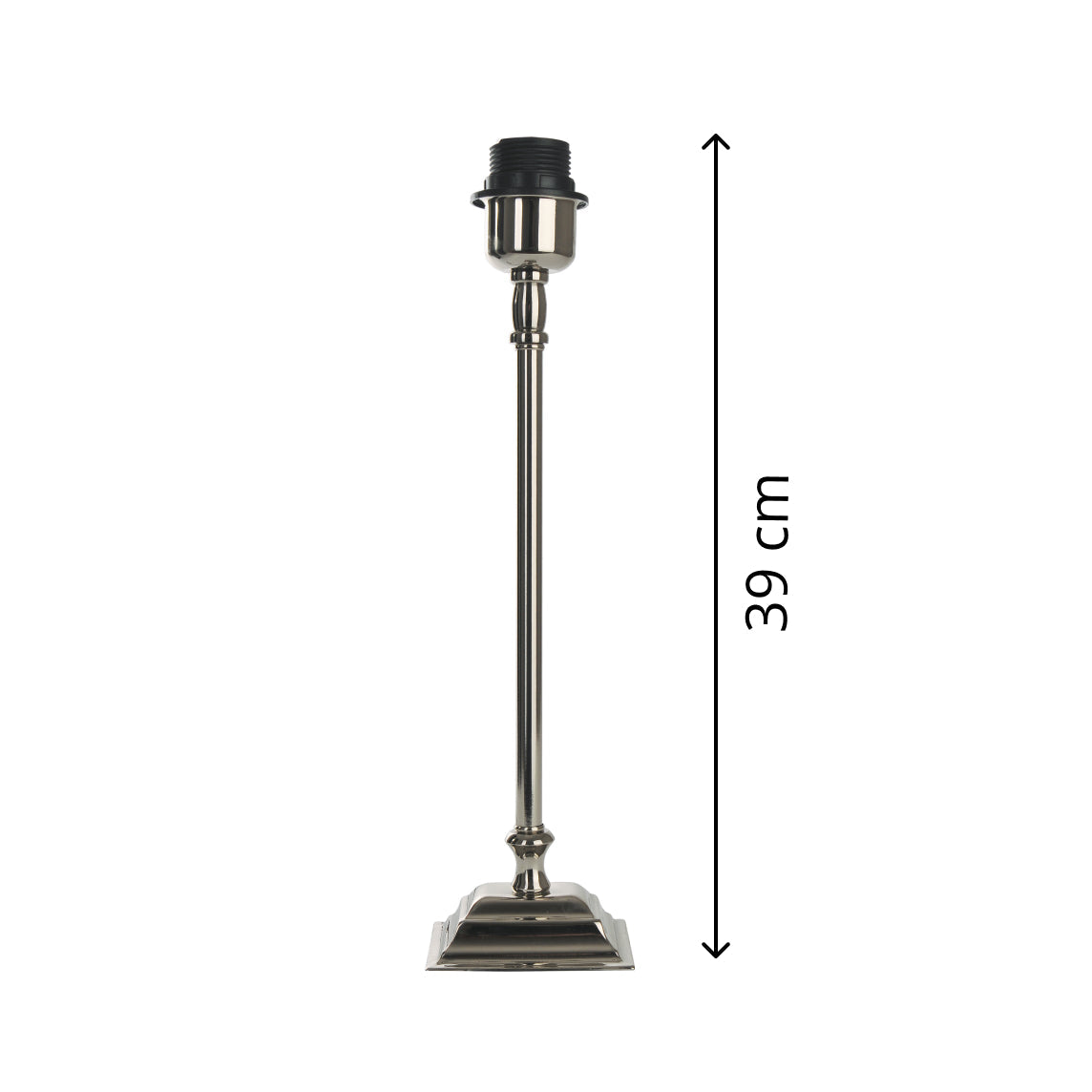 Various Lamp Base - Metal (39 cm) in Nickel – Timeless Design