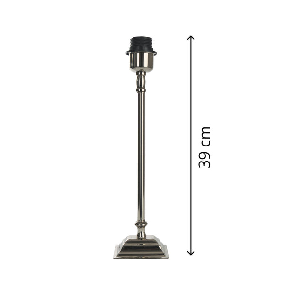 Various Lamp Base - Metal (39 cm) in Nickel – Timeless Design