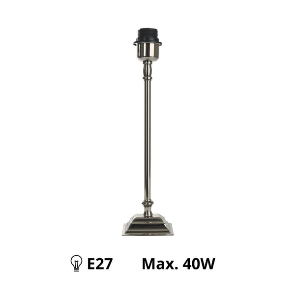 Various Lamp Base - Metal (39 cm) in Nickel – Timeless Design