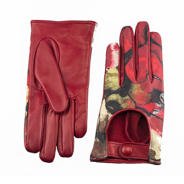 Cheerful Women's Leather Gloves