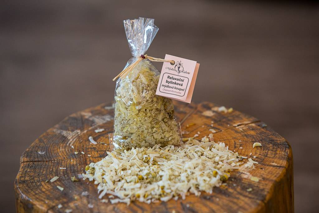 Soap Flakes for Bath - Chamomile 350g Cellophane Bag