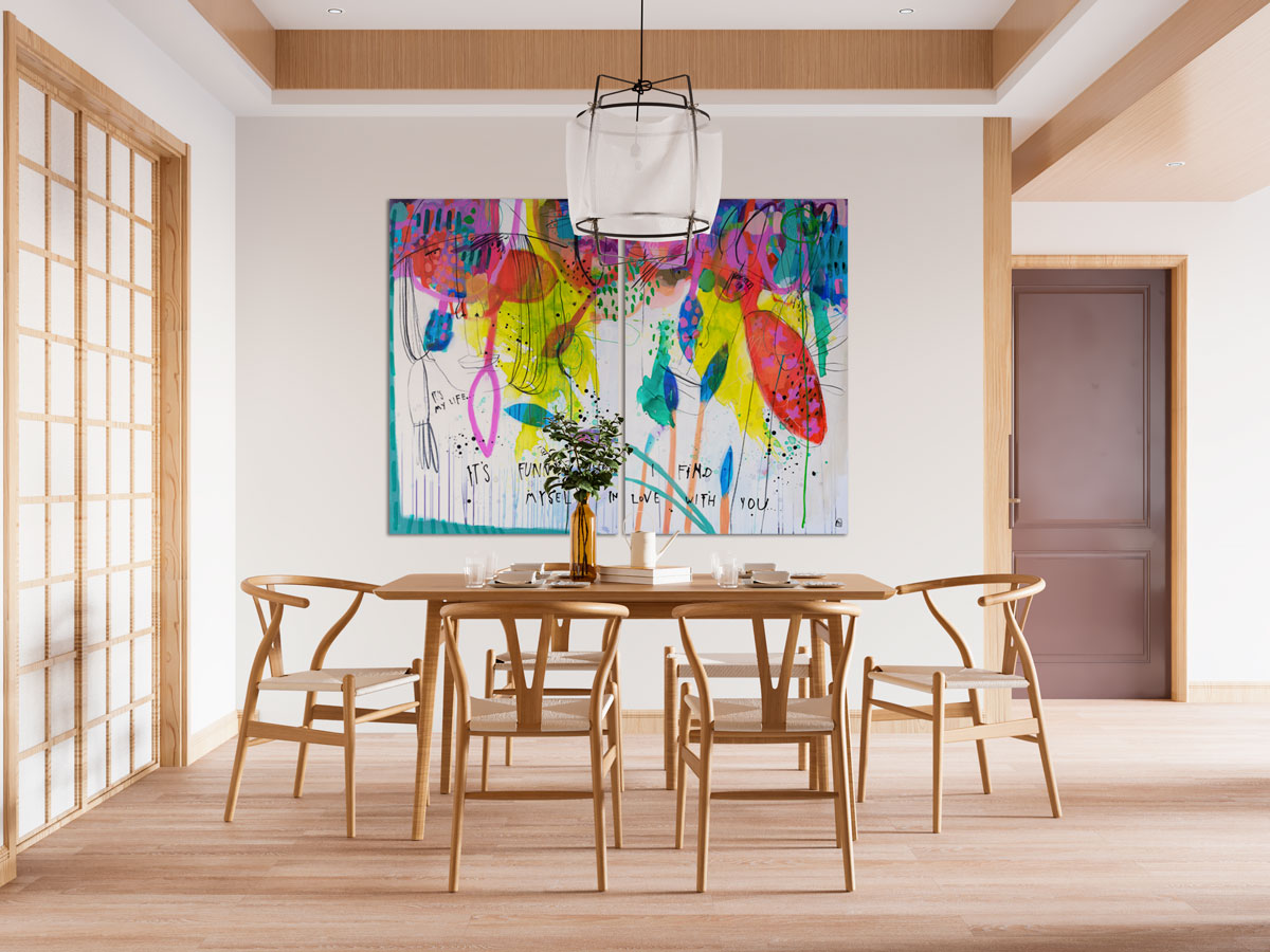 It's funny how I find myself in love with you...