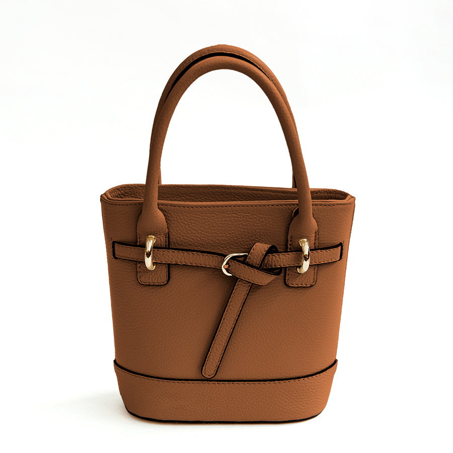 POLLY - Leather Bucket Bag