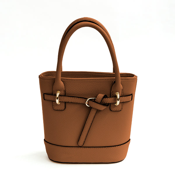 POLLY - Leather Bucket Bag