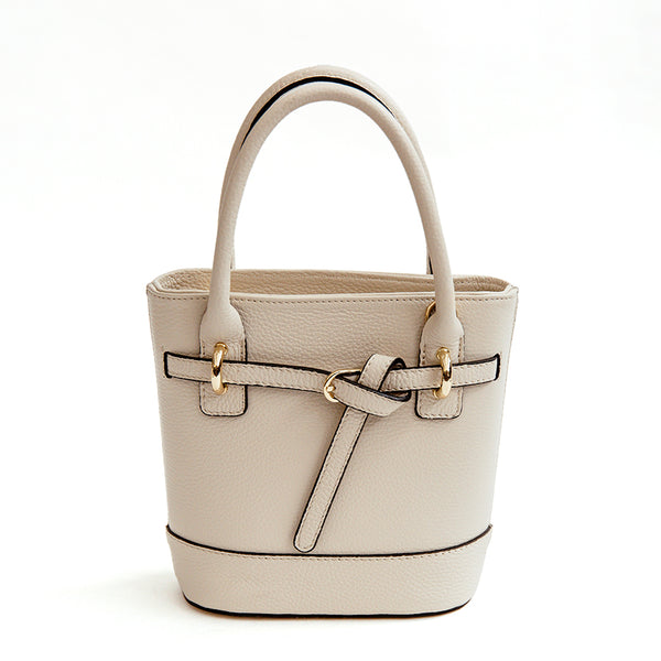POLLY - Secchiello in pelle latte